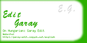 edit garay business card